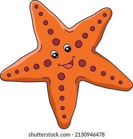 Sea Star Cartoon Clipart Illustration Stock Vector (Royalty Free ...