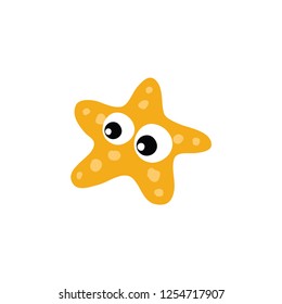 sea star cartoon icon