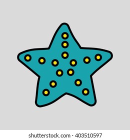 sea star design , vector illustration