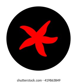 Sea star icon