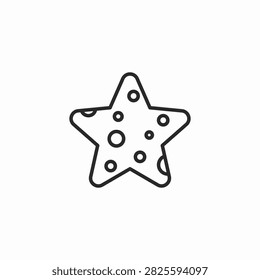 sea star icon sign vector