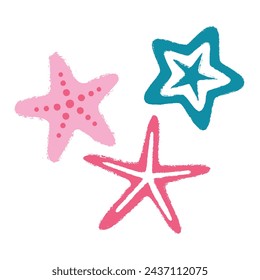 Sea Stars Graphic Tees Design for tshirt print