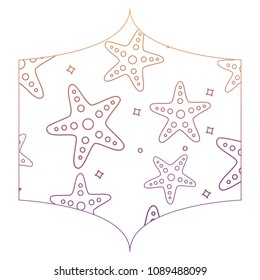 sea stars pattern