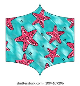 sea stars pattern