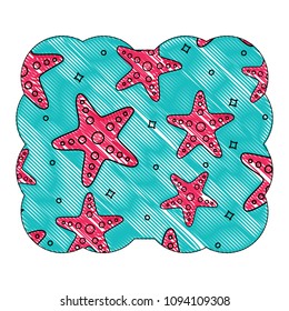 sea stars pattern