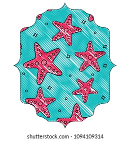 sea stars pattern