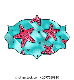 sea stars pattern