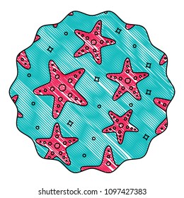 sea stars pattern