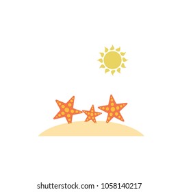 sea stars vector