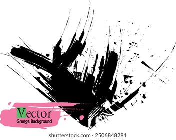 sea ​​brush strokes, paint textured strokes, set brush strokes, Black Brush strokes isolated. Brush grunge background. Vector brush texture. Black ink, paint splatter. 