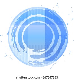 Sea summer frame icon