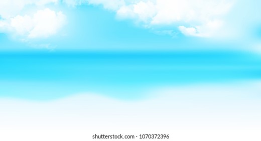 Sea Summer Landscape background