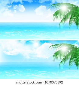Sea Summer Landscape background