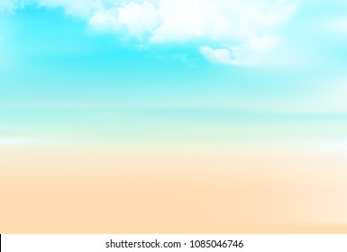 Sea summer landscape background
