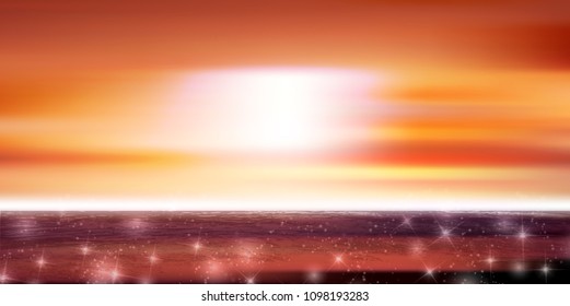 Sea and summer landscape background