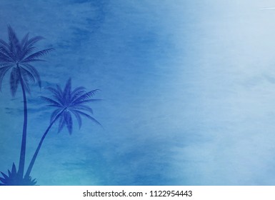 Sea and summer landscape background