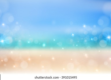 
Sea summer landscape background