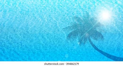 Sea summer landscape background