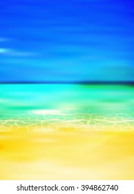 Sea summer landscape background