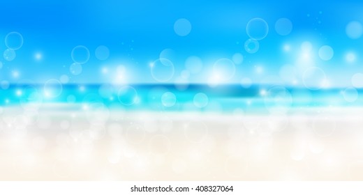 Sea summer landscape background