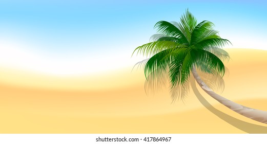 Sea summer landscape background