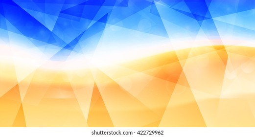 Sea summer landscape background