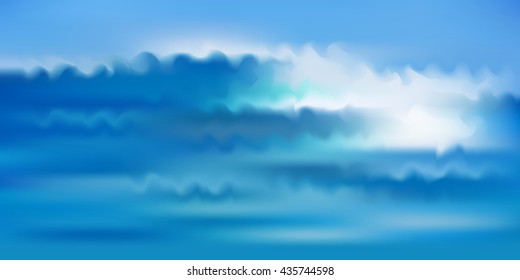 Sea summer landscape background