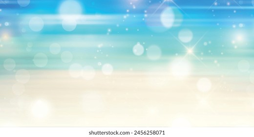 Sea Summer Light Landscape Background