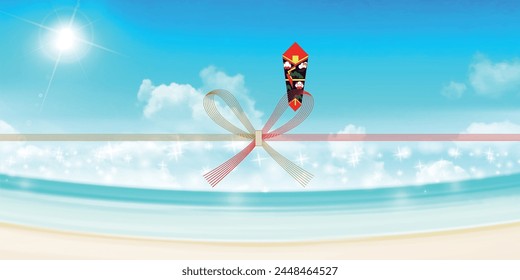 Fondo del paisaje del cielo del verano del mar