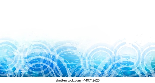 Sea summer wave background