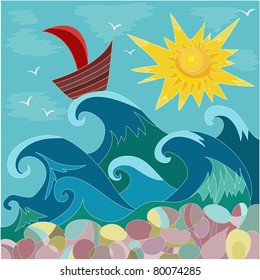 sea sun boat