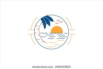 sea for sun logo design new design for template design logo