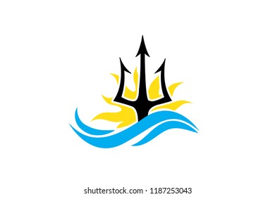Sea sun trident