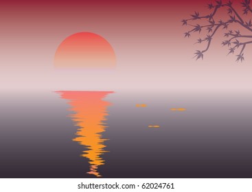 sea sunrise