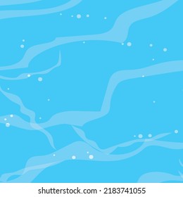 Sea surface With Blue Background