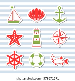 sea symbols icons