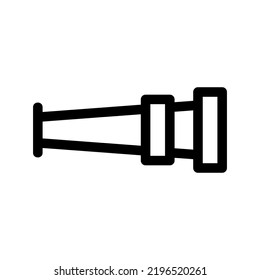 sea telescope icon or logo isolated sign symbol vector illustration - high quality black style vector icons
