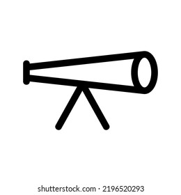sea telescope icon or logo isolated sign symbol vector illustration - high quality black style vector icons
