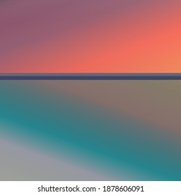 grito vectorial abstracto de turquesa marina