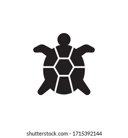 sea turtle icon glyph vector illustration. isolated on white background
