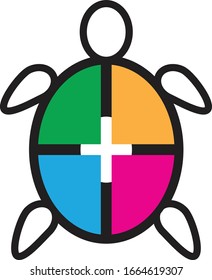 Sea Turtle Icon - Illustration