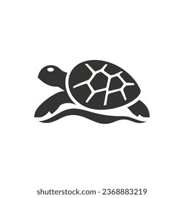 Sea turtle Icon on White Background - Simple Vector Illustration