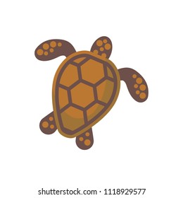 sea turtle icon. vector