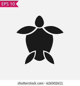 Sea turtle icon Vector.