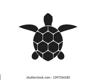 Sea turtle icon. Vector illustration