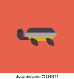 Sea turtle icon. Vector illustration