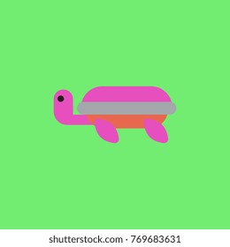 Sea turtle icon. Vector illustration