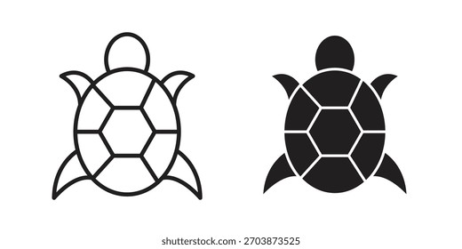 Sea turtle icon for web design, mobile apps