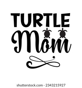 Sea Turtle lettering quotes design