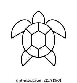 Sea Turtle Logo. Icon design. Template elements